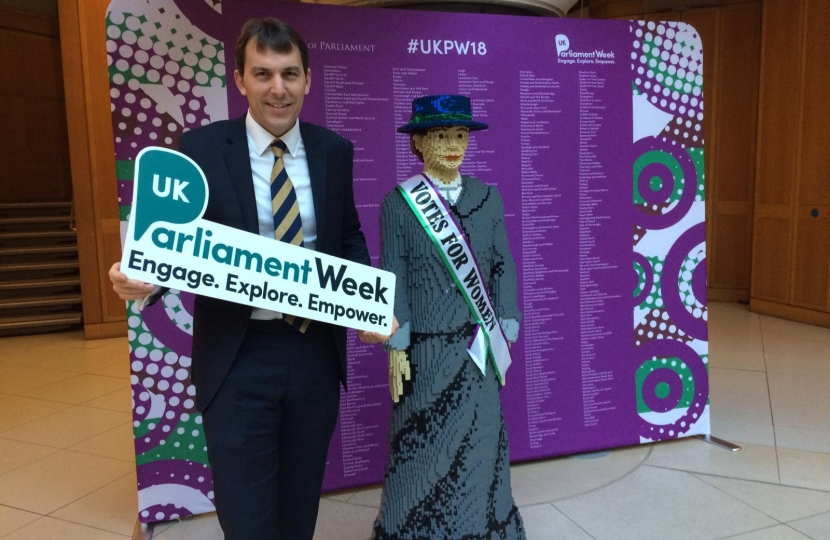 John celebrating UK Parliament Week