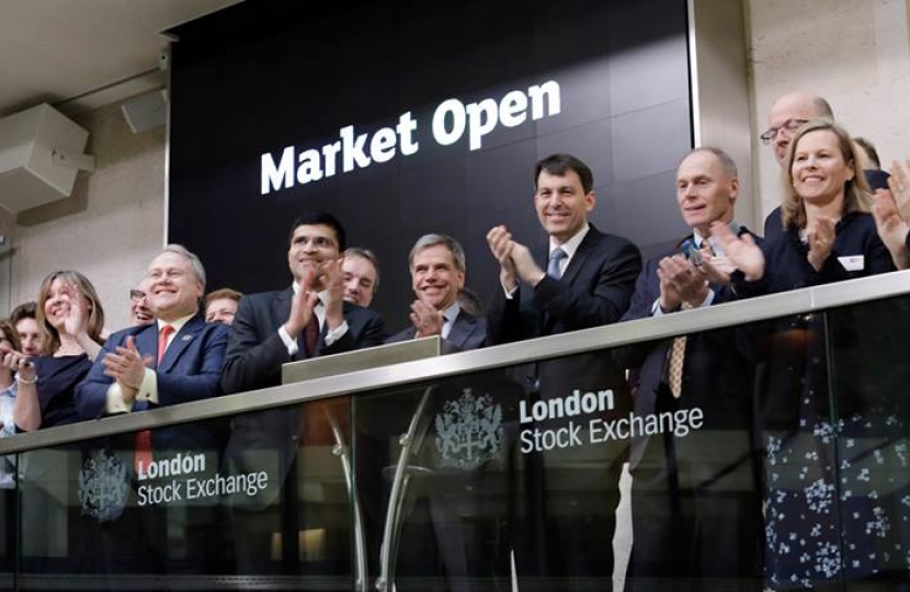 John at the London Stock Exchange