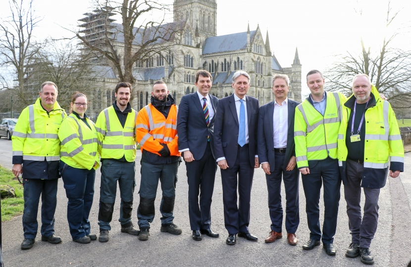 John at the Cathedral with Philip Hammond