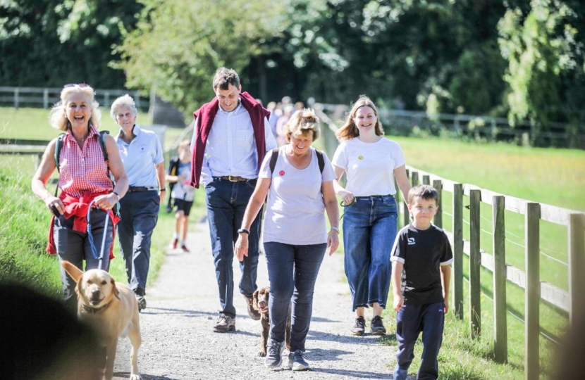 John participating in RDA Walk