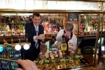 John pouring a pint