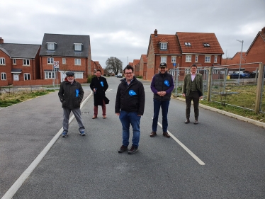 John with councillor candidate Ed Rimmer and other Conservative Party campaigners